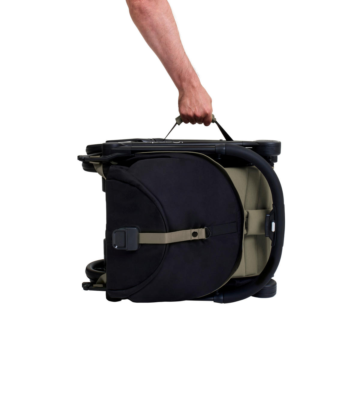 KIŠOBRAN KOLICA  PIP  - boje kadulje/crna, Basics, tekstil/metal (104.5/44/67cm) - ICANDY
