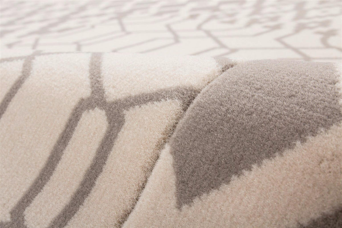 FLACHWEBETEPPICH  Wohnzimmer 120/170 cm Multicolor, Taupe rechteckig  - Taupe/Multicolor, Basics, Textil (120/170cm) - Kayoom