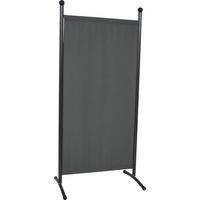 SICHTSCHUTZ - Dunkelgrau/Grau, Basics, Textil/Metall (82/178/51cm) - Boxxx