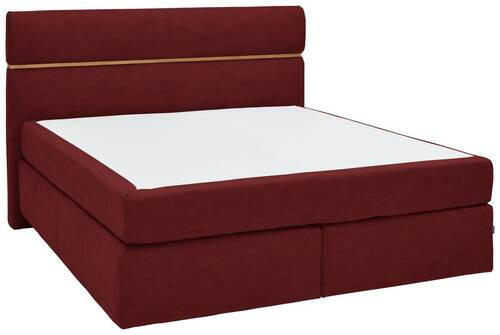 BOXSPRINGBETT 180/200 cm  in Eichefarben, Rotbraun  - Rotbraun/Eichefarben, Konventionell, Holz/Kunststoff (180/200cm) - Dieter Knoll
