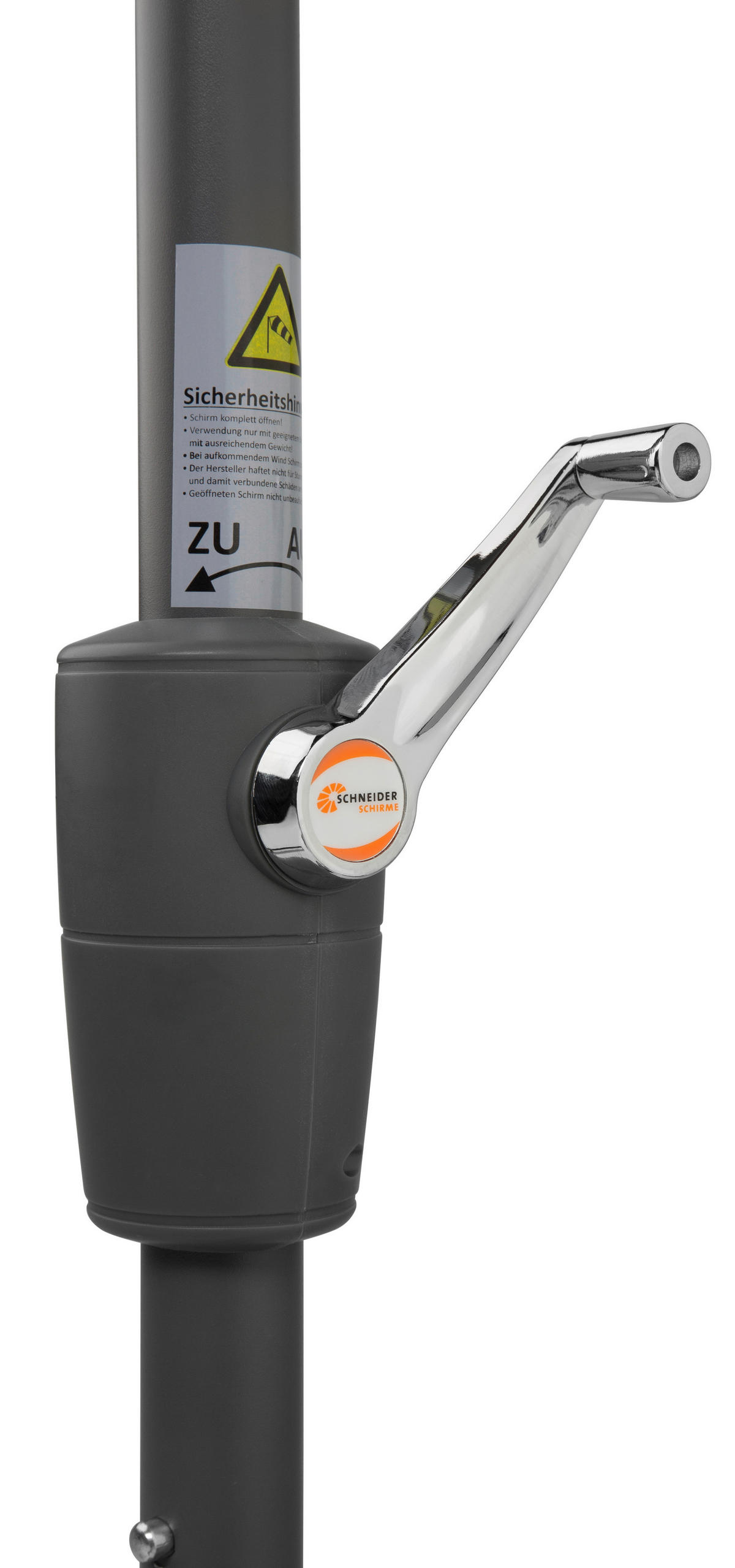 SLUNEČNÍK 150/250/270 cm - přírodní barvy/antracitová, Basics, kov/textil (150/250/270cm)