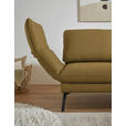 ECKSOFA  in Flachgewebe Schilfgrün  255-365/175-224 cm  - Schilfgrün/Schwarz, Design, Textil/Metall (255-365/175-224cm) - Dieter Knoll