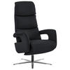 RELAXSESSEL in Leder Anthrazit  - Edelstahlfarben/Anthrazit, Design, Leder/Metall (76/119/86cm) - Dieter Knoll