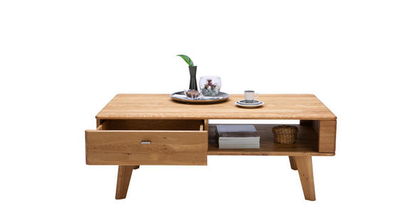 COUCHTISCH in Holz 120/70/45 cm - Champagner/Eichefarben, KONVENTIONELL, Holz/Metall (120/70/45cm) - Voleo
