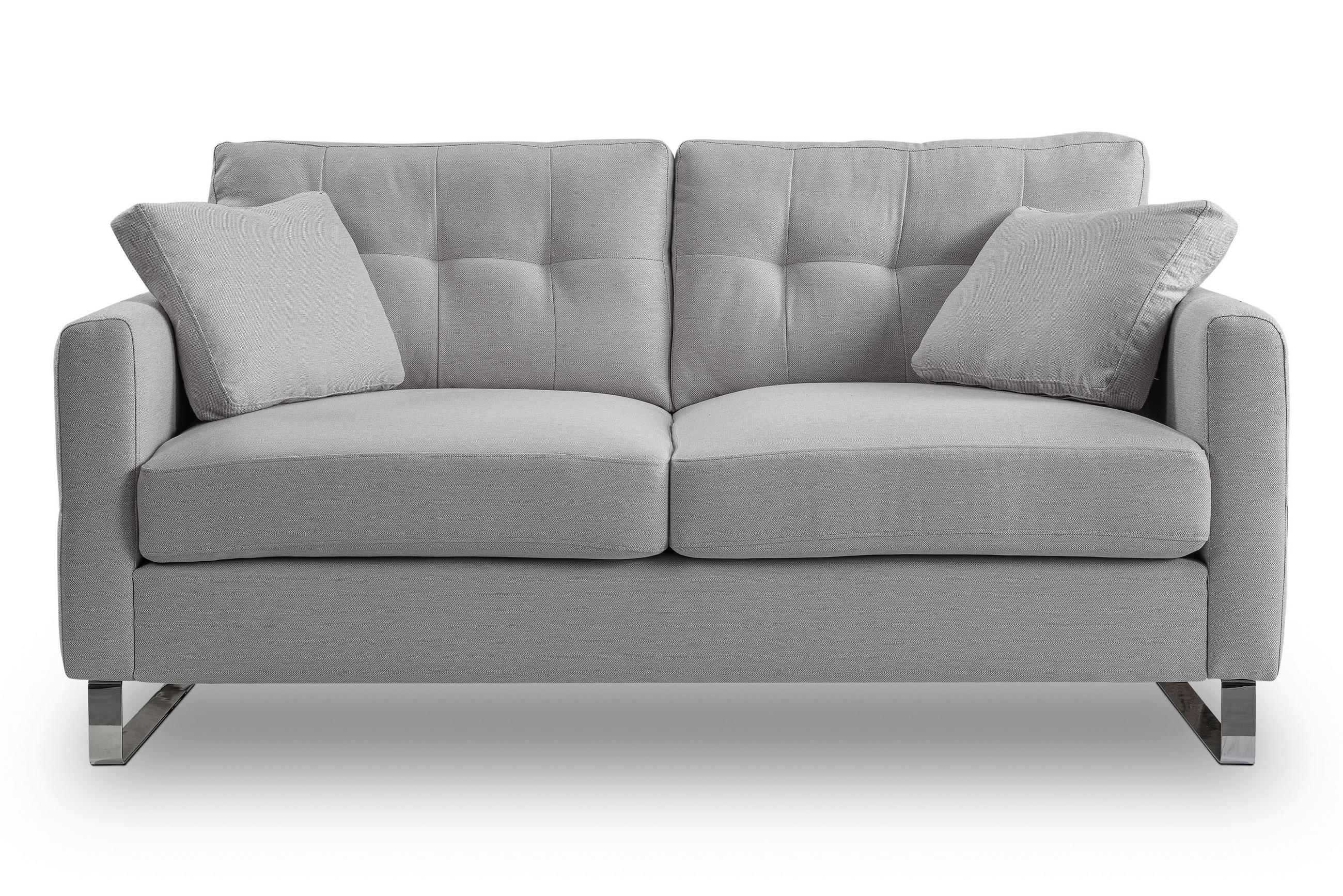 Mid.you 2-Sitzer-Sofa Hera Hellgrau 172x92x94 cm
