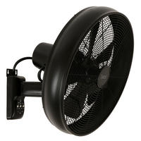 DECKENVENTILATOR     - Schwarz, Basics, Kunststoff/Metall (46/46/40cm) - P & B