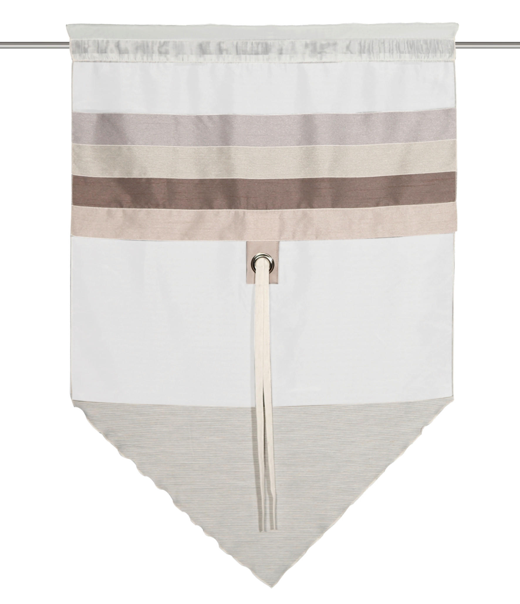 FERTIGVORHANG halbtransparent  - Grau, Basics, Textil (60/90cm)