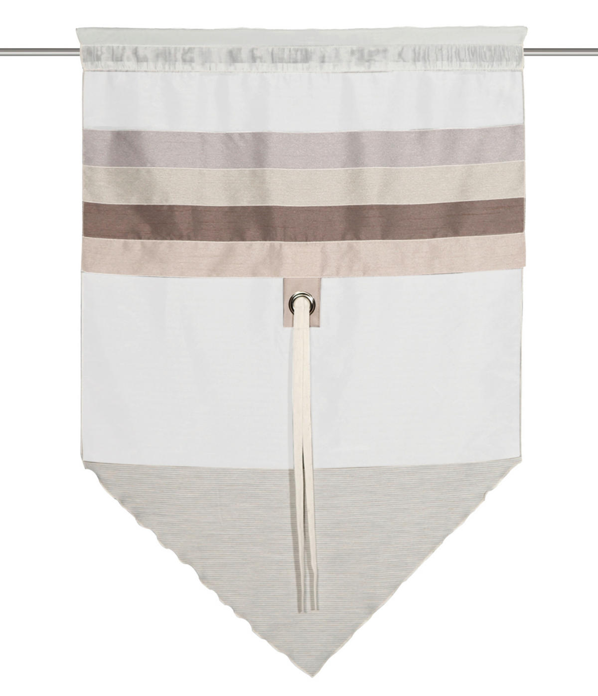 FERTIGVORHANG halbtransparent  - Grau, Basics, Textil (60/90cm)