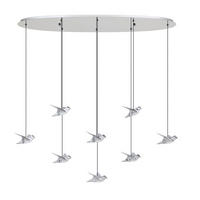 LED-PENDELLEUCHTE 116/26/150 cm  - Chromfarben, Design, Kunststoff/Metall (116/26/150cm) - Eglo