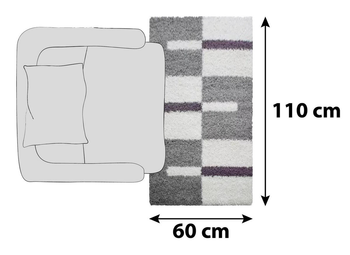 RYAMATTA 60/110 cm Gala 2505  - lila, Design, textil (60/110cm) - Novel