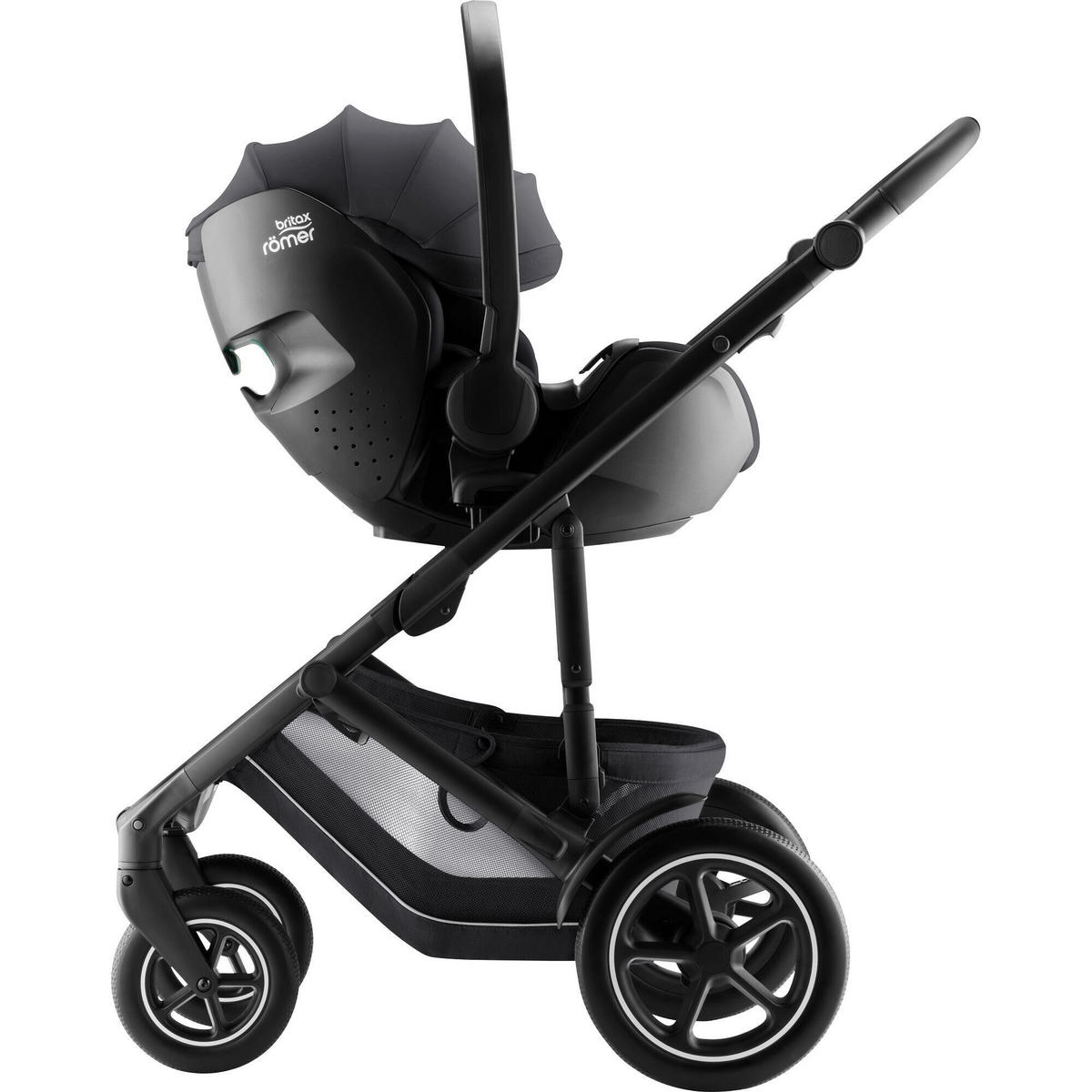 KINDERWAGEN  Smile 5Z  Carbon Black  - Schwarz/Grau, Basics, Textil/Metall (57/112/97.7cm) - Britax Römer