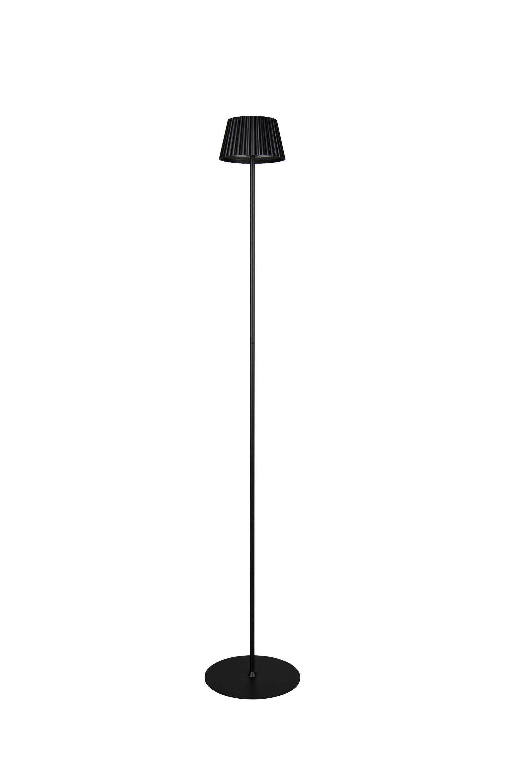 XXXLutz Akku-Stehleuchte Suarez Schwarz 123 cm