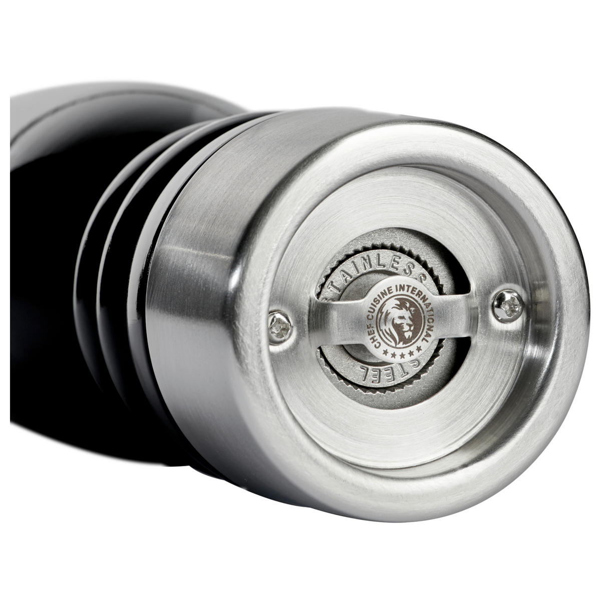 SÓ- ÉS BORSŐRLŐ - magasfényű fekete/magasfényű fehér, Basics, fa/fém (6/33cm) - Käfer