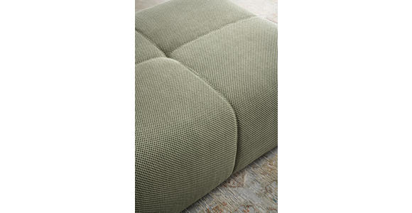 ECKSOFA in Velours Olivgrün 326/236 cm - Schwarz/Olivgrün, Design, Kunststoff/Textil (326/236cm) - Xora