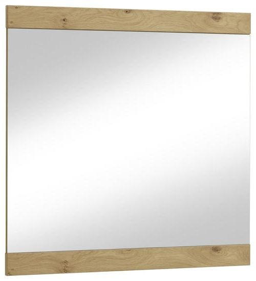 SPIEGEL - Eichefarben, Design, Glas/Holz (84/83/7cm)
