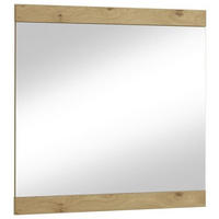 WANDSPIEGEL 84/83/7 cm    in rechteckig  - Eichefarben, Design, Glas/Holz (84/83/7cm)