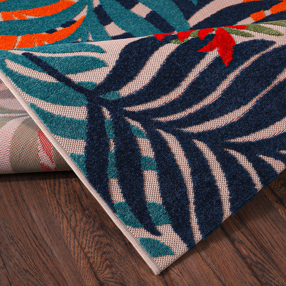 OUTDOORTEPPICH 200/290 cm Floral Multicolor  - Multicolor, LIFESTYLE, Kunststoff/Textil (200/290cm)