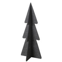DEKOWEIHNACHTSBAUM  - Dunkelgrau, Basics, Textil (50/50/120cm) - Boltze Home