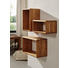 WANDREGALSET Wildeiche vollmassiv Eichefarben - Eichefarben, Design, Holz (100/50/20cm) - Carryhome WANDREGALSET Wildeiche vollmassiv Eichefarben - Eichefarben, Design, Holz (100/50/20cm) - Carryhome