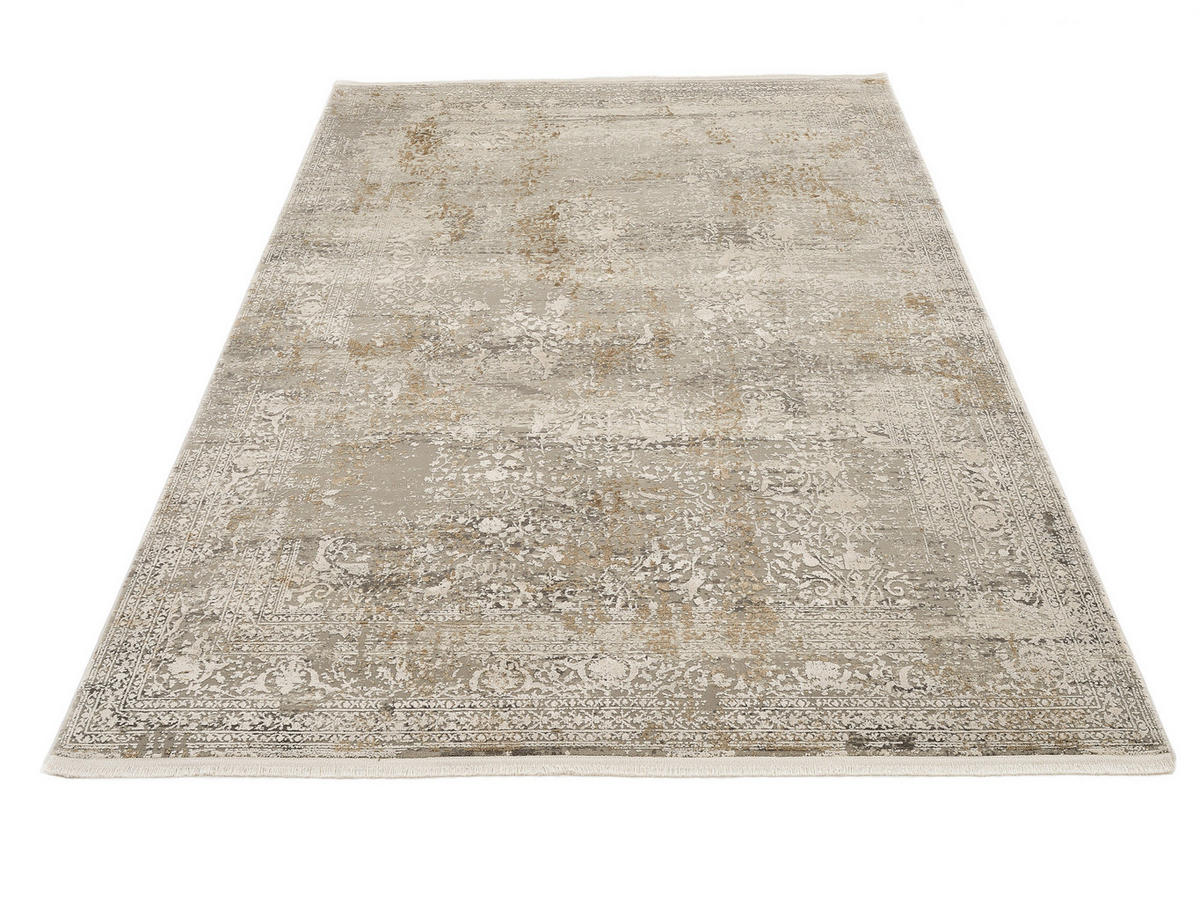 WEBTEPPICH 160/230 cm Avignon Grau, Goldfarben  - Goldfarben/Grau, Design, Textil (160/230cm) - Dieter Knoll