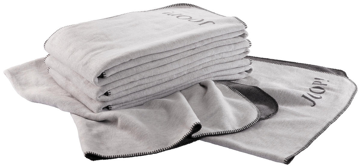 WOHNDECKE MELANGE DOUBLEFACE 150/200 cm  - Naturfarben/Olivgrün, Design, Textil (150/200cm) - Joop!