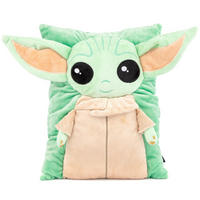KINDERKISSEN Star Wars 38/28 cm  - Hellbraun/Hellgrün, Basics, Textil (38/28cm)