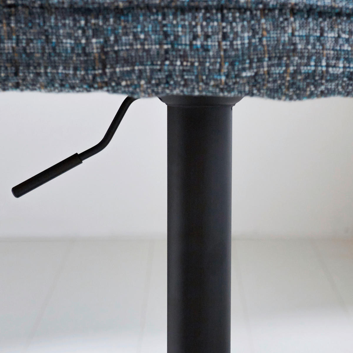 BARHOCKER-SET in Blau  - Blau/Schwarz, Design, Textil/Metall (54/100/58cm) - MID.YOU
