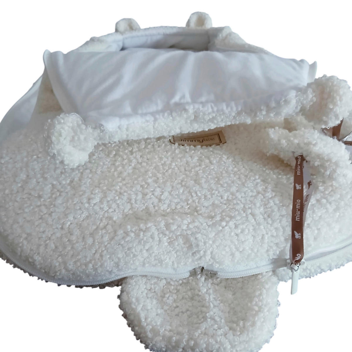 EINSCHLAGDECKE      - Creme, Trend, Textil (75/40/6cm) - Jimmylee