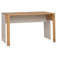 SCHREIBTISCH 125/65/73 cm  in Grau, Eichefarben  - Eichefarben/Grau, KONVENTIONELL, Holz/Holzwerkstoff (125/65/73cm) - Cantus