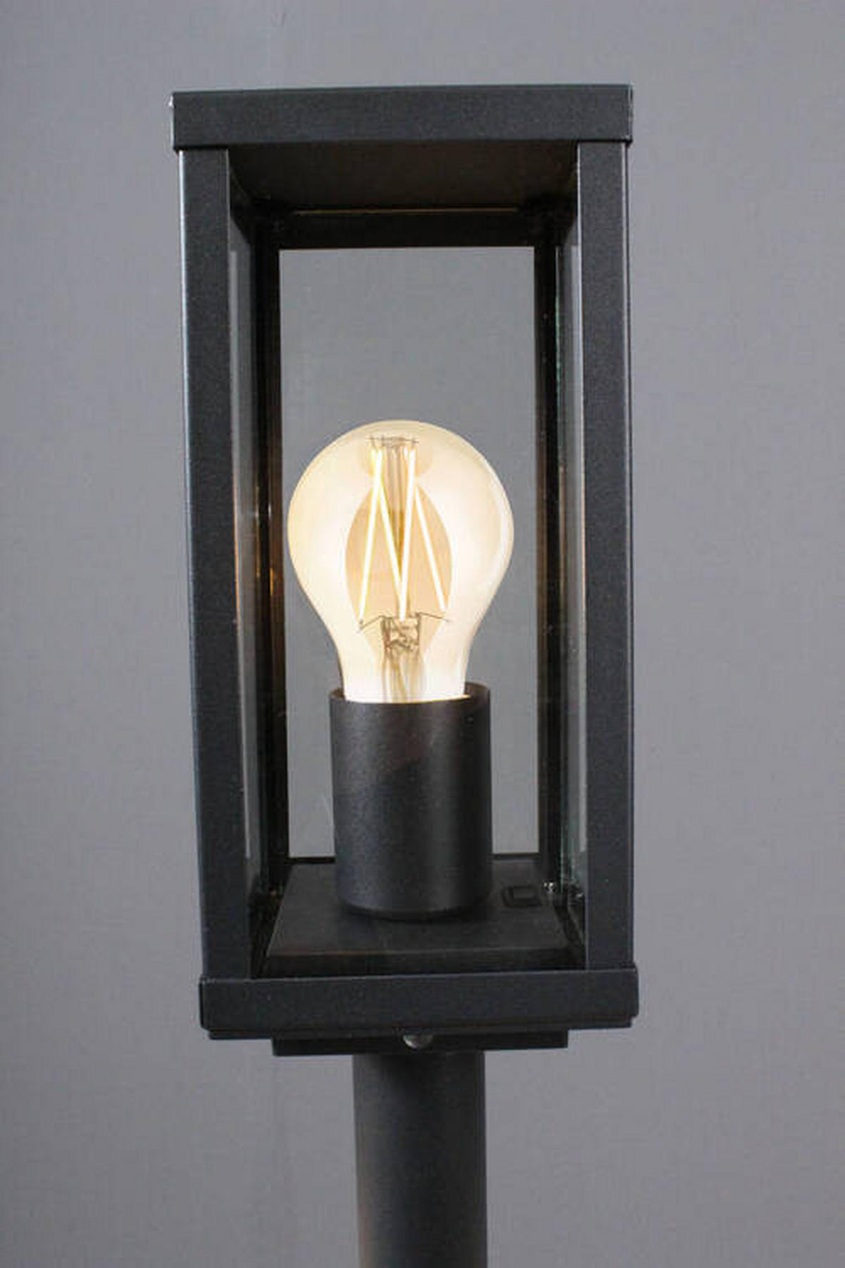 WEGELEUCHTE   - Klar/Schwarz, Basics, Glas/Metall (100/11/11cm)