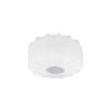 DECKENLEUCHTE 40/22,5 cm   - Schwarz/Weiß, LIFESTYLE, Textil/Metall (40/22,5cm)