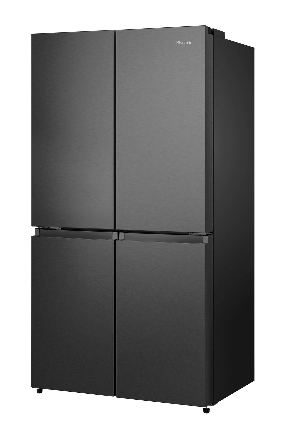 MULTI-DOOR 91,2/178,5/72,5 cm RQ758N4SAFE  - Schwarz, MODERN, Metall (91,2/178,5/72,5cm) - Hisense