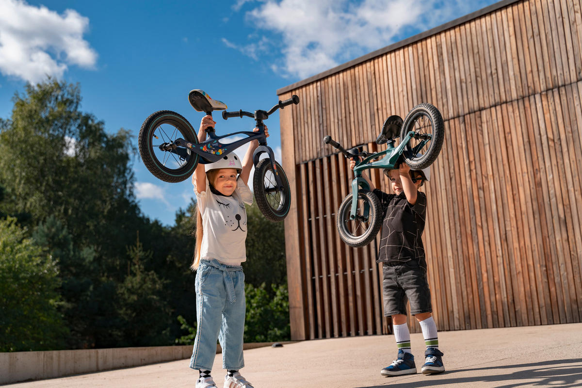 LAUFRAD None  - Waldgrün, Basics, Kunststoff/Metall (88/38-45/50-57cm) - Lionelo