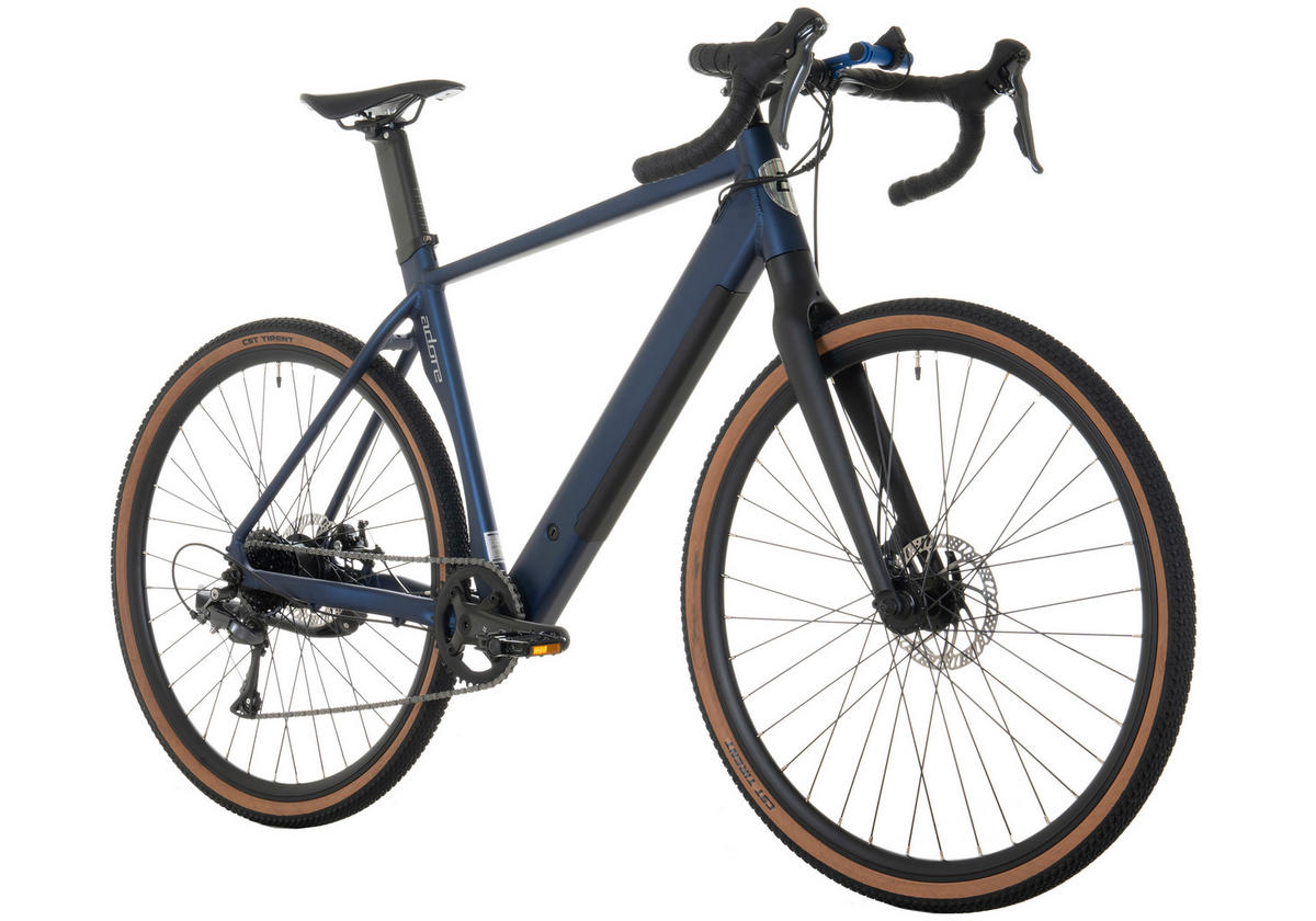 ELEKTROFAHRRAD E-Gravel 28 Zoll  - Dunkelblau, Basics, Metall (180/70/100cm)