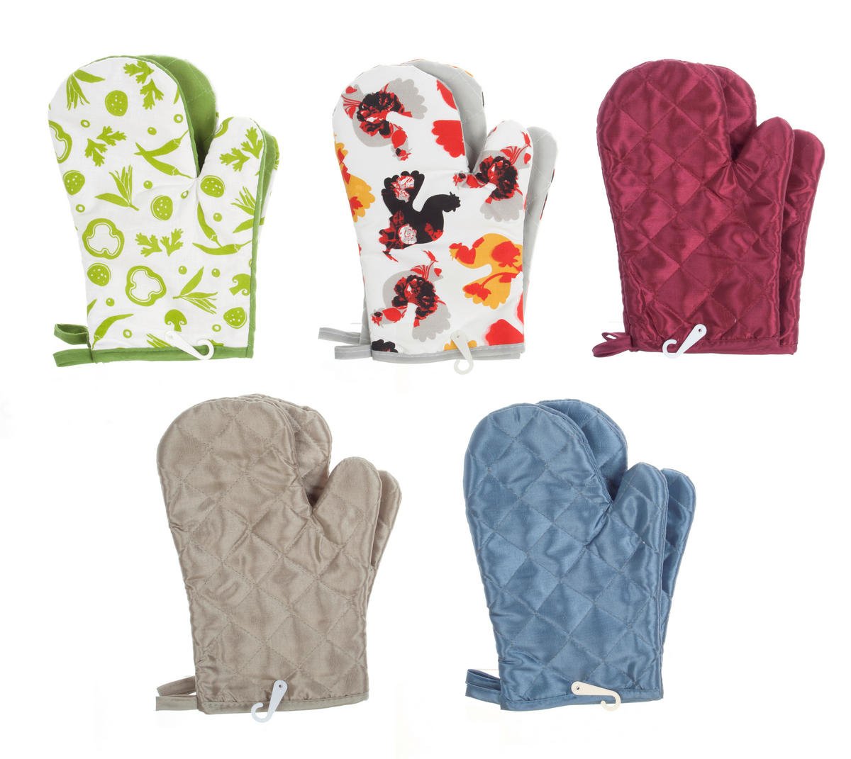 KUCHYNSKÁ CHŇAPKA  - viacfarebná, Basics, textil (17/27/1,4cm)