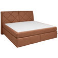 BOXSPRINGBETT 160/200 cm  in Braun  - Schwarz/Braun, KONVENTIONELL, Kunststoff/Textil (160/200cm) - Dieter Knoll