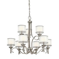 LESTENEC  Elstead Lacey      87/84.9 cm      E14 - srebrne barve, Konvencionalno, kovina/steklo (87/84.9cm) - Elstead Lighting
