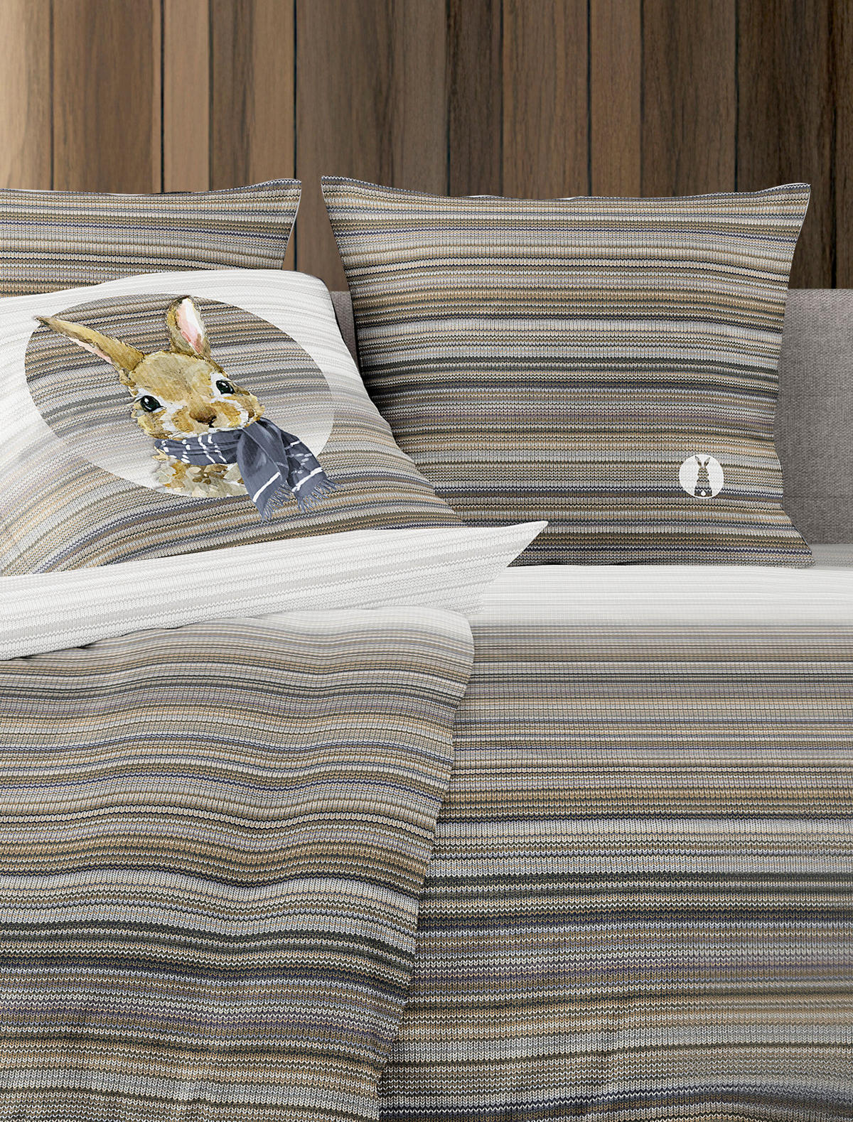 BETTWÄSCHE Renforcé 155/220 cm  - Naturfarben, KONVENTIONELL, Textil (155/220cm) - Irisette