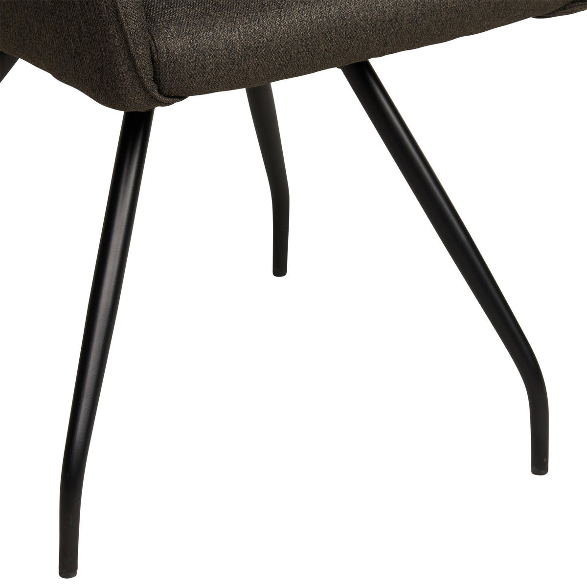 NASLANJAČ, les, kovina, tekstil črna, sivorjava  - črna/sivorjava, Konvencionalno, kovina/tekstil (57/85.5/60cm) - MID.YOU