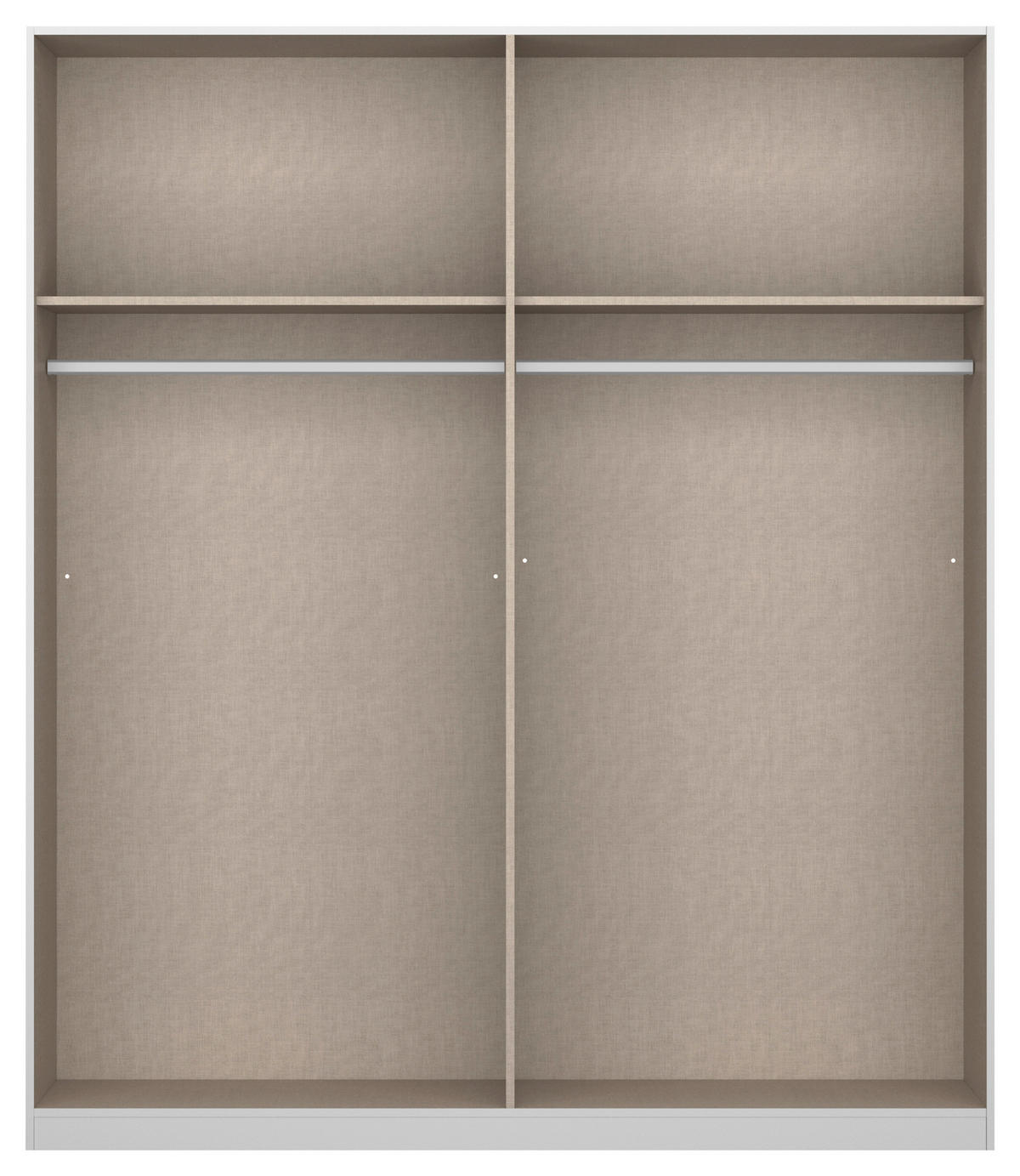 DREHTÜRENSCHRANK  in Grau, Eiche Artisan  - Alufarben/Eiche Artisan, MODERN, Holzwerkstoff/Metall (181/210/54cm) - Rauch Möbel