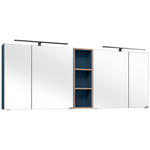 SPIEGELSCHRANK 185/70,3/17,3 cm  - Chromfarben/Blaugrau, KONVENTIONELL, Glas/Holzwerkstoff (185/70,3/17,3cm) - Dieter Knoll