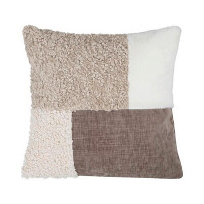 ZIERKISSEN 45/45 cm  - Braun, Basics, Textil (45/45cm)