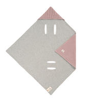 EINSCHLAGDECKE      - Hellrosa/Grau, Basics, Textil (78/0,5/78cm) - Lässig