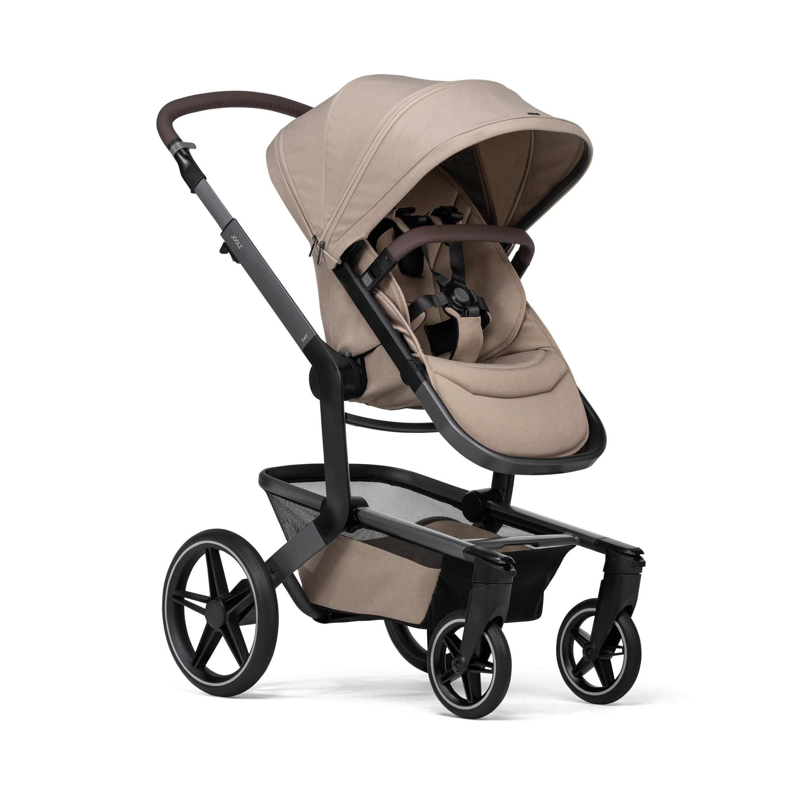 KINDERWAGEN Day 5  - Taupe/Grau, Basics, Textil/Metall (94/60/113cm) - Joolz
