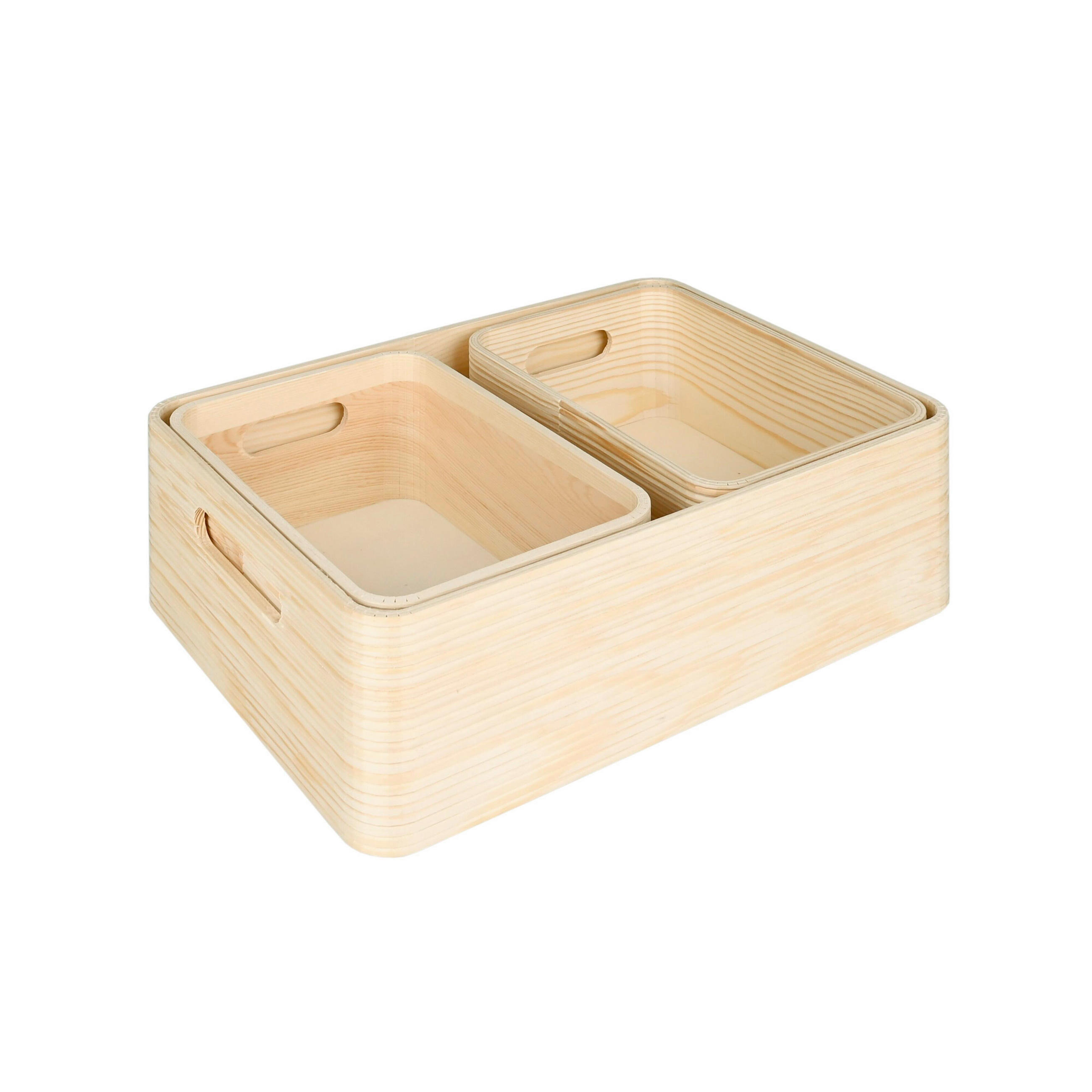 KORPA ZA REGAL       - prirodna boja, Trendi, drvo - Ambia Home