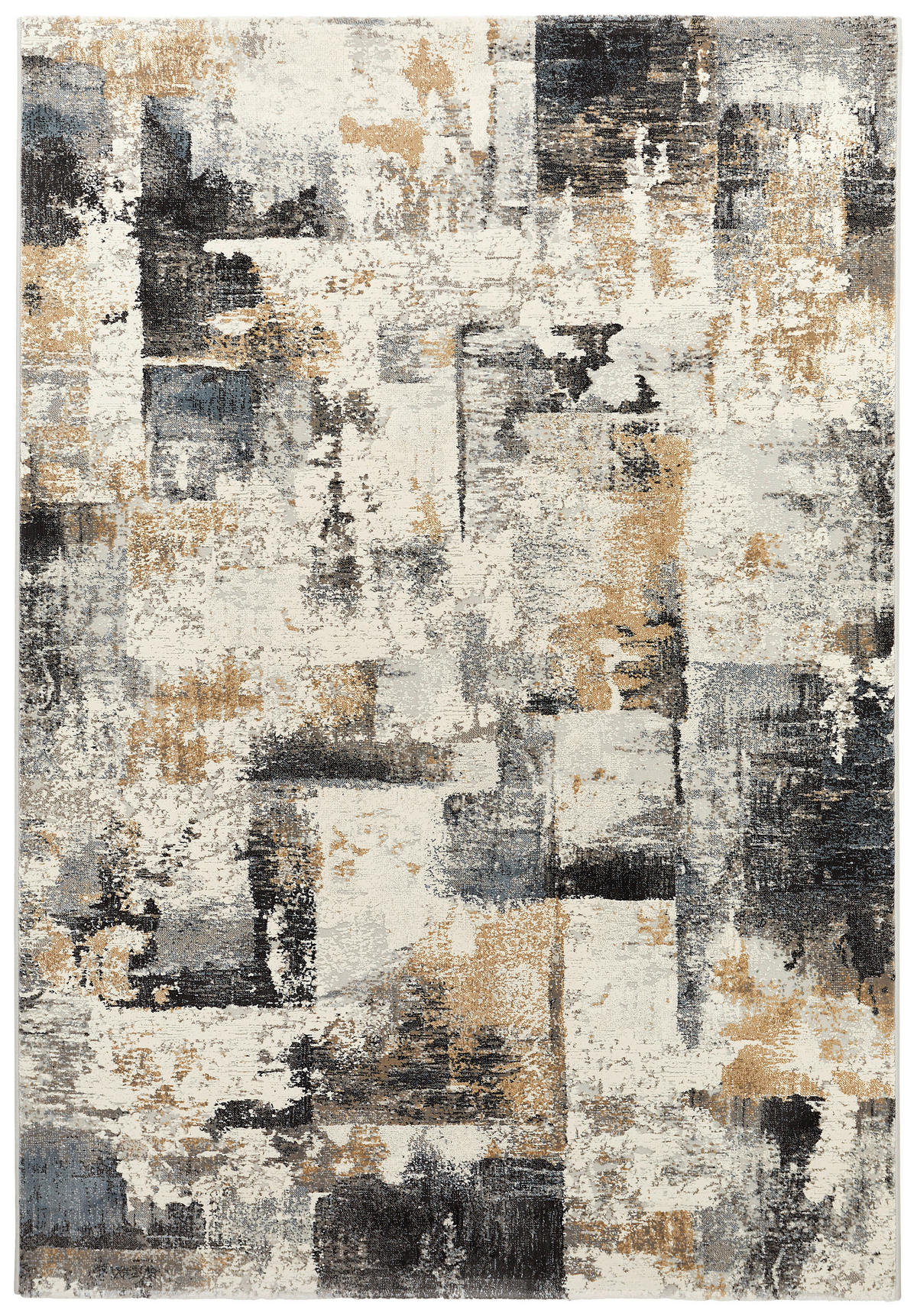 WEBTEPPICH 200/290 cm Palau Blau, Weiß, Goldfarben  - Blau/Goldfarben, Design, Textil (200/290cm)