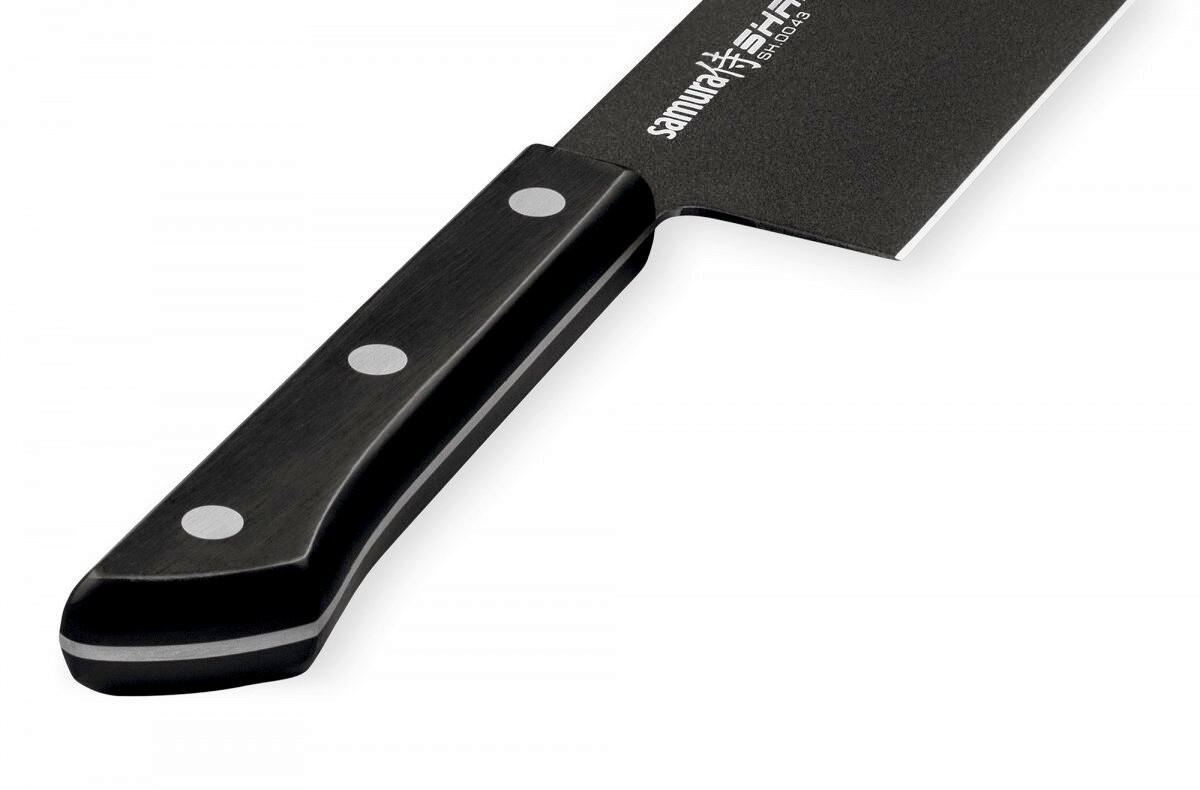 KUHARSKI NOŽ  SHADOW        30 cm    nerjaveče jeklo - črna, Basics, kovina/umetna masa (30cm) - Samura