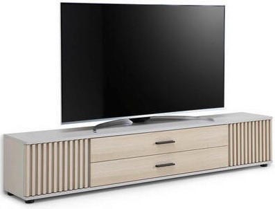 LOWBOARD  in 180/30/30 cm  - Kaschmir/Eichefarben, Design, Holzwerkstoff/Kunststoff (180/30/30cm) - Boxxx