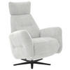 RELAXSESSEL in Textil Ecru  - Ecru/Schwarz, Design, Textil/Metall (78/113/90cm) - Dieter Knoll