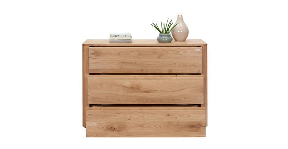 SIDEBOARD Wildeiche massiv geölt Eichefarben - Eichefarben, KONVENTIONELL, Holz (120/82/42cm) - Valnatura